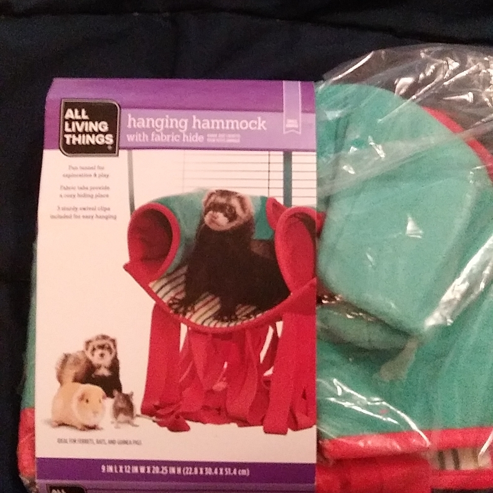 All Living Things NWT Hanging Hammock w/ Fabric Hide